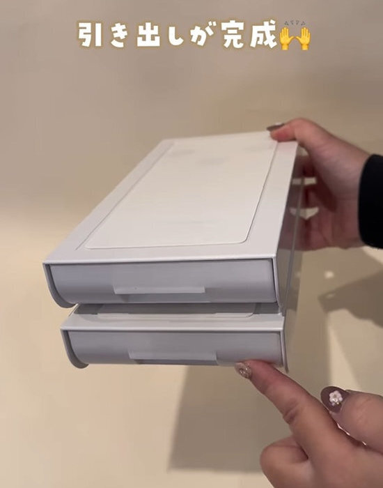 洗面台のデッドスペースに『ジャストフィット』　DIYしたものは…　「すごっ」