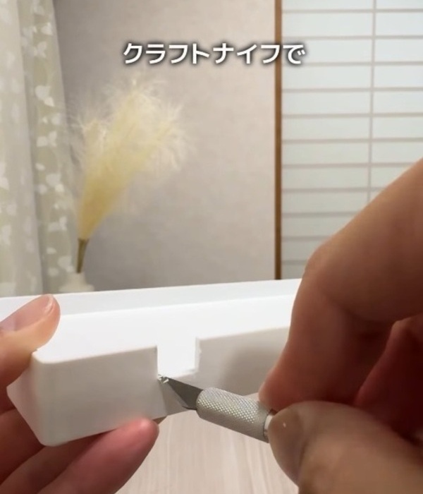 ルーターは『隠して浮かす』　１００均アイテムの収納法に「スッキリ！」