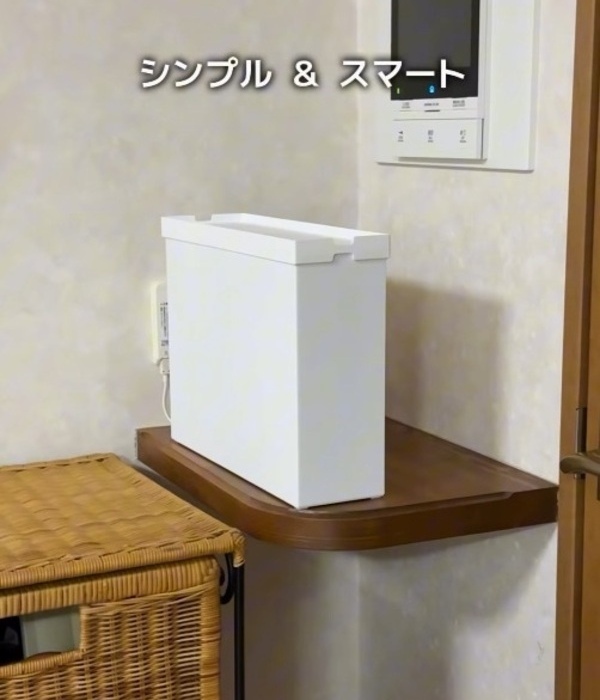 ルーターは『隠して浮かす』　１００均アイテムの収納法に「スッキリ！」