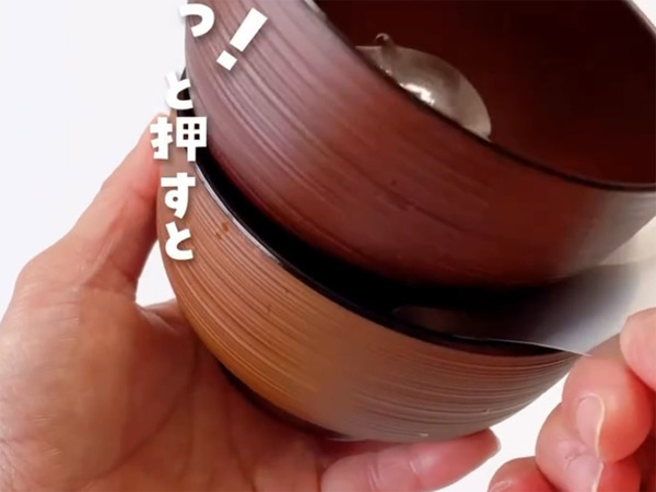 「３日くらい途方に暮れてたよ…」　外れない２つのお椀の対処法に「もっと早く知りたかった！」