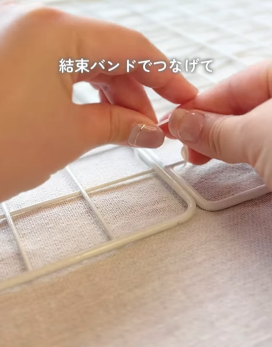 １００均ワイヤーネットを『２枚』用意して…　完成したモノに「すごい」「絶対つくる」