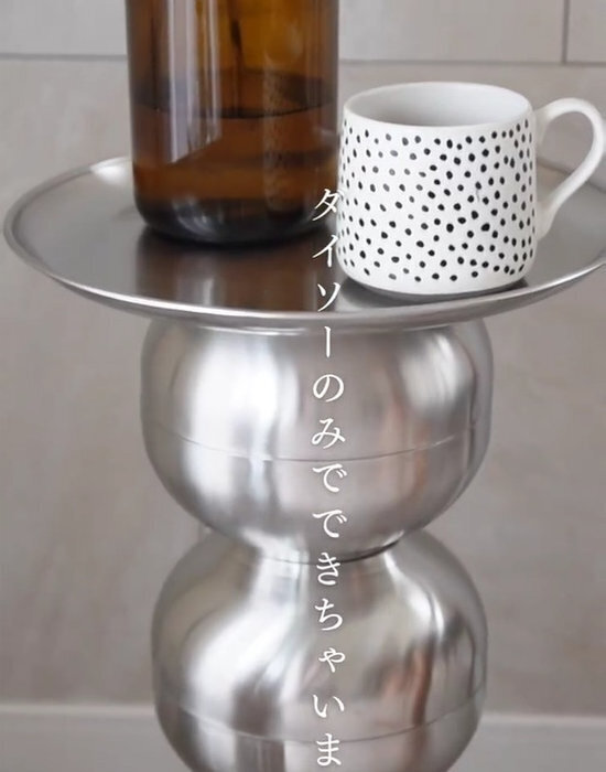 １００均のステンレス食器を重ねていくと…　「思い付くのすごい」「本当にダイソー？」