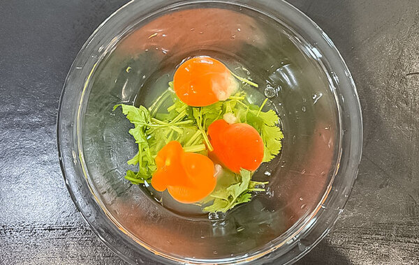 ネギではありません！　卵焼きと混ぜたモノに「これ大正解」