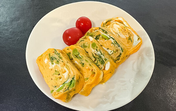 ネギではありません！　卵焼きと混ぜたモノに「これ大正解」