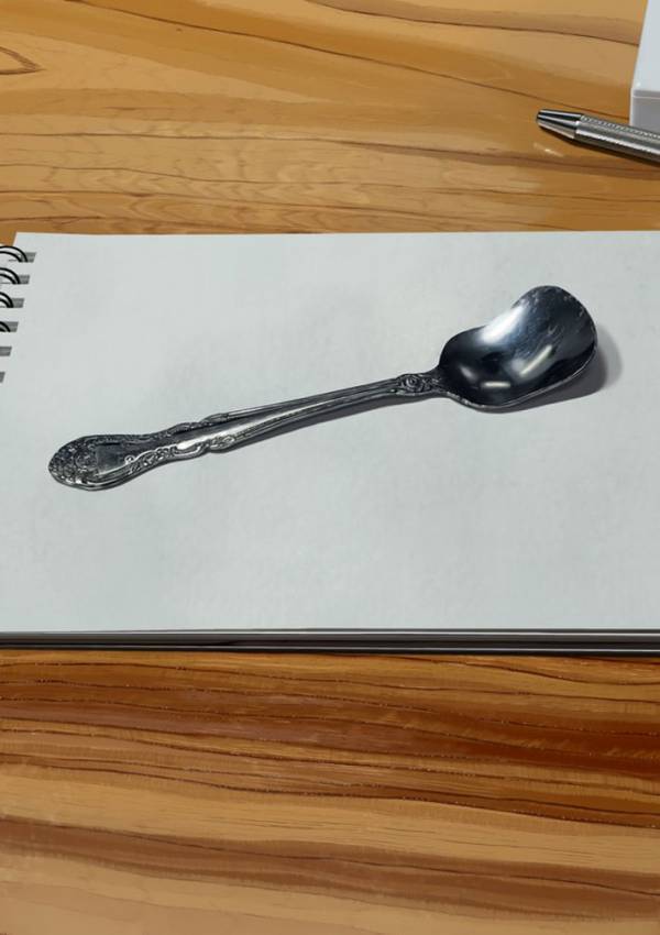 「逆のパターンは初めて見る」　ただのスプーンの画像に、１６万人が『いいね』したワケとは？