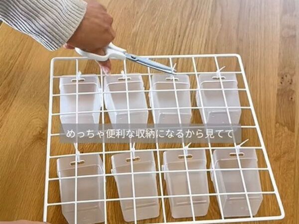ダイソーのワイヤーネットと組み合わせて…？　完成品に「役立ちそう」「コレ最強」