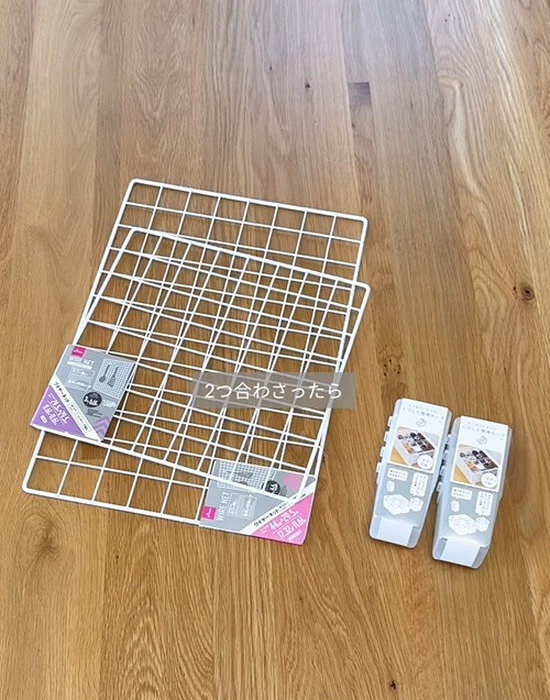 ダイソーのワイヤーネットと組み合わせて…？　完成品に「役立ちそう」「コレ最強」