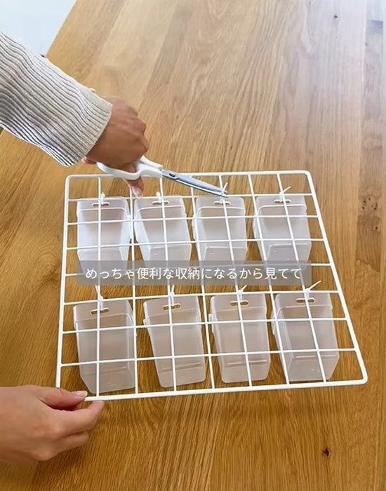 ダイソーのワイヤーネットと組み合わせて…？　完成品に「役立ちそう」「コレ最強」