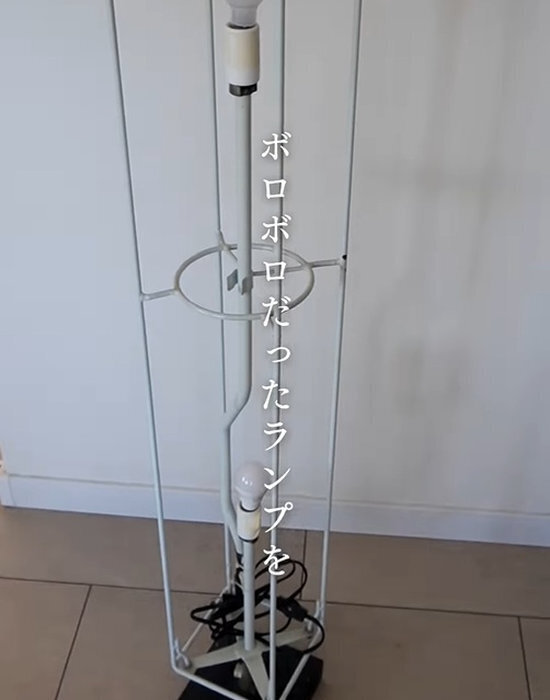 １００均のランチョンマットメッシュを貼ると…　「発想がすごい」「素敵」