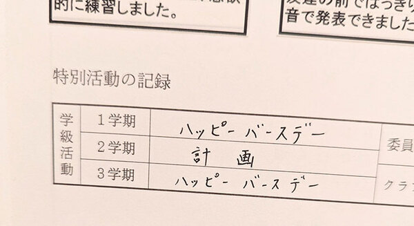 小学生の時の特別活動　担当した係を見ると？「愉快すぎて笑った」「最高な係だ」