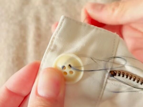 ボタンが取れたら試してみて！　付け直しテクに「魔法みたい」