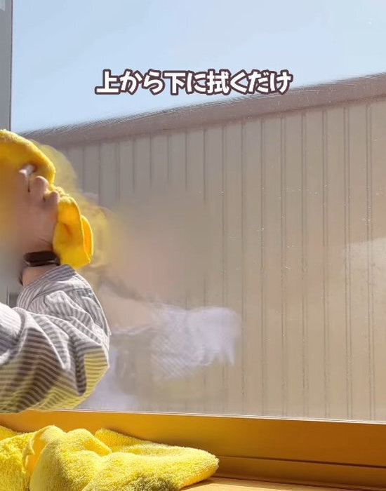 「拭き後が残りません」　洗剤いらずの『窓掃除』が超使える！