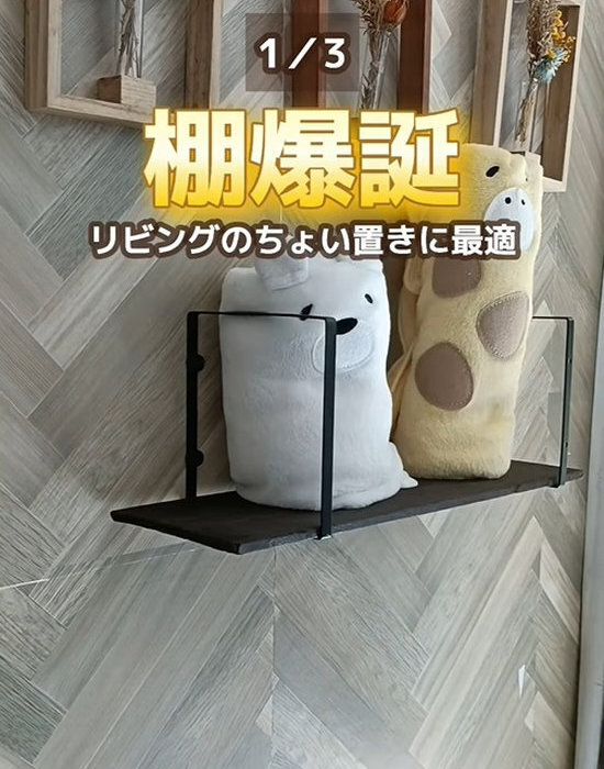 １００均アイテムだけで壁収納　簡単すぎるDIYに「コレは気になる」「こんな方法が」