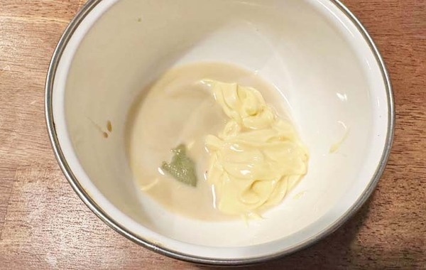 夫「味付けおいしい！」　卵とアボカドのサラダ、味付けに使ったのは…