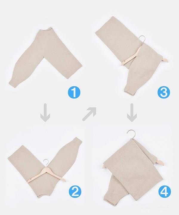 ニットをハンガーに掛けても伸びない方法は？　ユニクロが教える！おすすめの畳み方