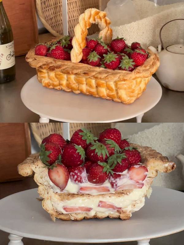 「パイでカゴを編みました」　焼き上がりの結果は？「素晴らしい…芸術だ」