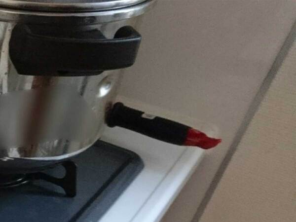 「笑いが止まらない」「私もやらかした」　キッチンで見た『光景』に、爆笑する人が続出