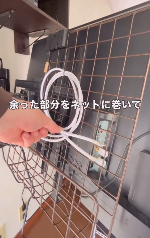 １００均のワイヤーネットを曲げて？　男性が作ったものに「これは助かる」「マネします」
