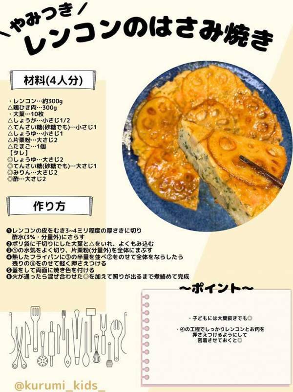 並べたレンコンの上に？　簡単にできる一品に「リピ確定」「これなら楽チン」