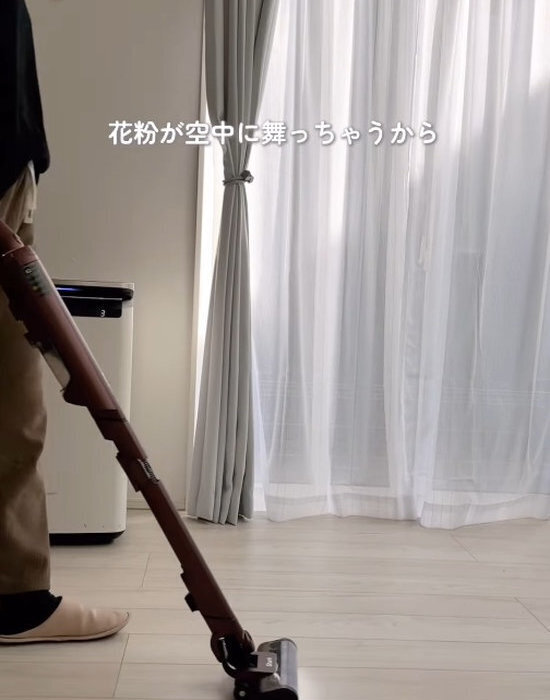 掃除機じゃなかったの？　花粉対策に「今までの苦労は」「絶対やる」