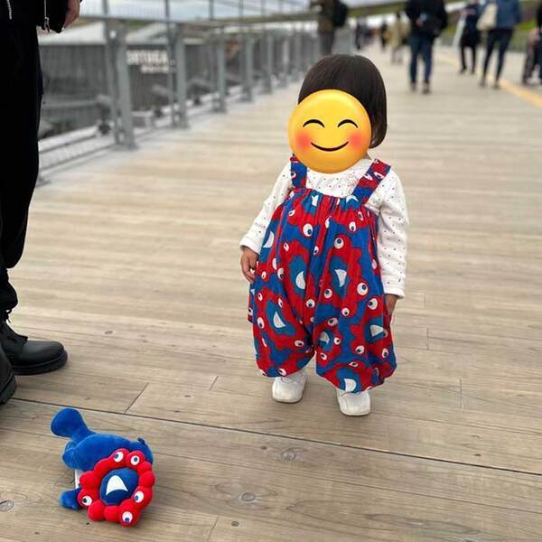 ミャクミャクの服を着た１歳児　万博で声をかけた『人物』が…「なんて幸運」