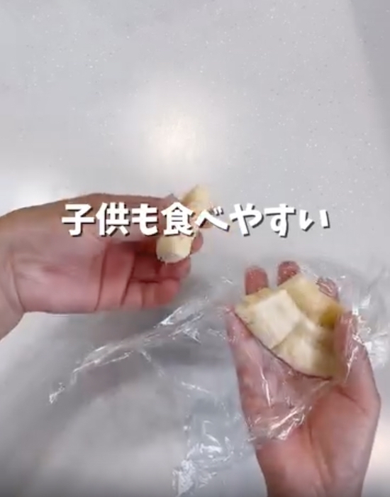 もう子供のおやつに困らない！　『バナナアイス』レシピに「大量に作っておく」