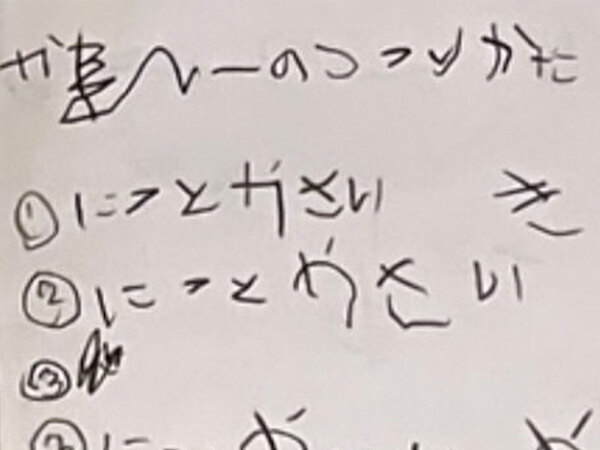 母親「愛おしいが限界突破してる」　５歳児が書いた『カレーのレシピ』に、悶絶する人が続出