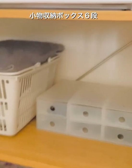 無印の小物収納ボックスはキッチンでも大活躍！　すっぽり収納術に「すぐ真似したい」