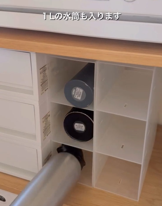 無印の小物収納ボックスはキッチンでも大活躍！　すっぽり収納術に「すぐ真似したい」