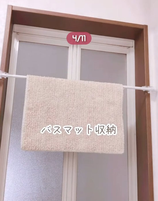 突っ張り棒の活用法が天才的すぎた！　収納アイディアに「今度真似したい」