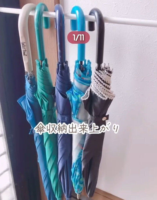 突っ張り棒の活用法が天才的すぎた！　収納アイディアに「今度真似したい」