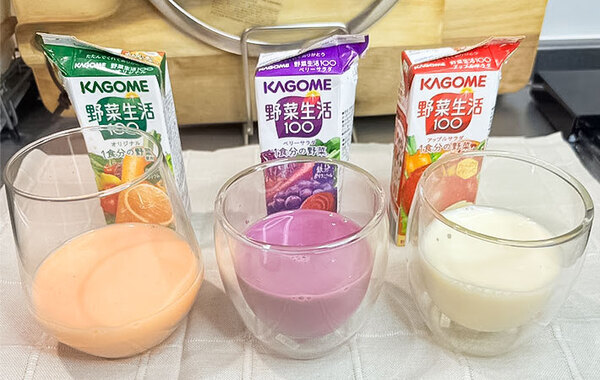 野菜ジュースに意外なちょい足し！　カゴメのレシピに「子供にピッタリ」「ゴクゴク飲める」