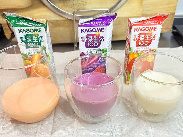野菜ジュースに意外なちょい足し！　カゴメのレシピに「子供にピッタリ」「ゴクゴク飲める」