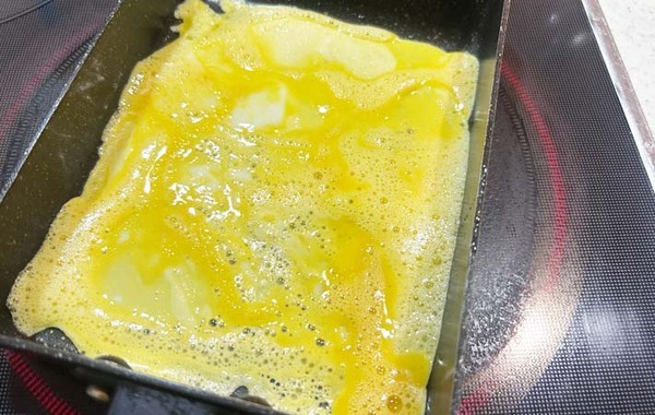 一見、普通の玉子焼き　カットすると…「子供のテンションアップ！」