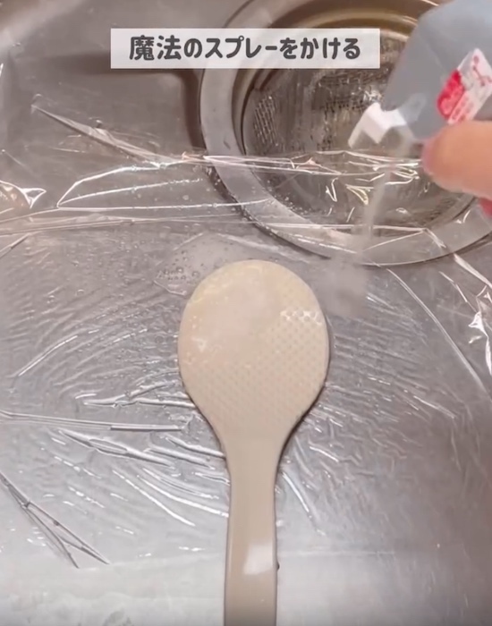 しゃもじの『ご飯粒くっ付く問題』　解決する裏技に「全然付かない！」