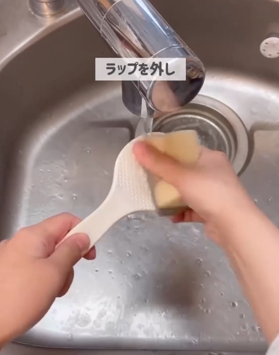 しゃもじの『ご飯粒くっ付く問題』　解決する裏技に「全然付かない！」