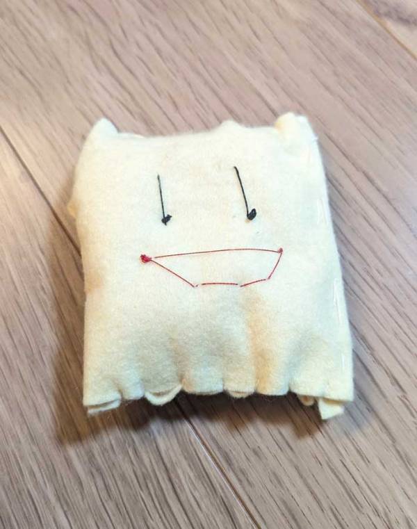 妥協して手芸部に入った息子　作った作品に「もはや運命」「才能が開花する予感」