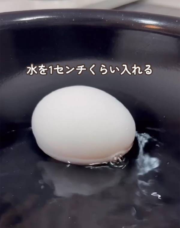 ゆで卵の『白身』をストローで？　できたものに「作りたい」「子供にも教えなきゃ」