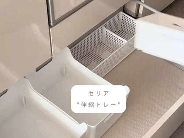 シンク下収納は１００均で整える！　驚きの収納術に「真似したい」「気になる」