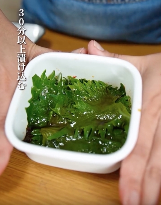 大葉に『味付け』したらご飯が止まらない！　絶品レシピに「明日も作りたい」