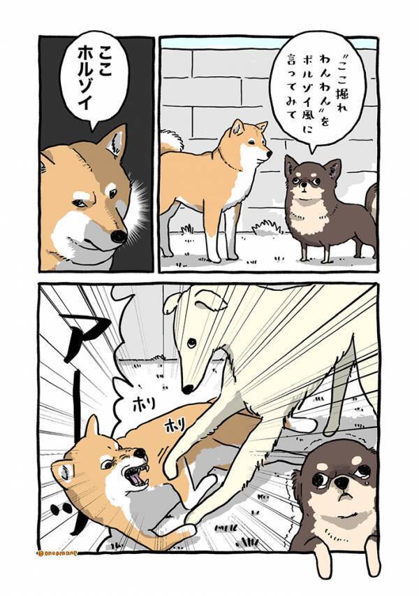 『ここ掘れワンワン』をボルゾイ風にアレンジすると…　展開に「泣くほど笑った」