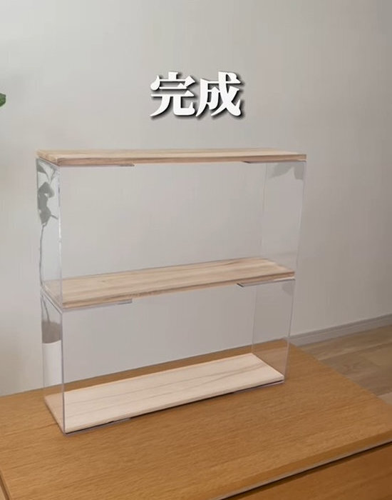 『１００均とは思えない』　便利な収納棚が作れるDIYに「すごくいい」「おしゃれ」