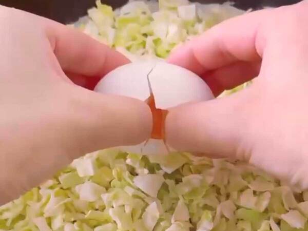 市販のカットキャベツ１袋をペロリ！　レシピに「簡単で最高」