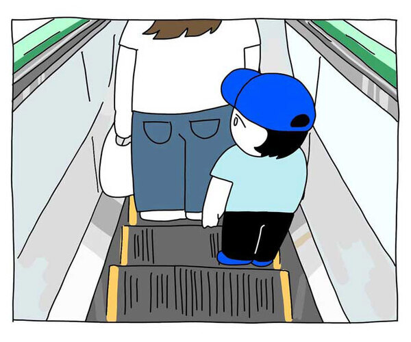 「危険な意味が分かった」　実際のエスカレーター事故を描いた漫画に、称賛の声