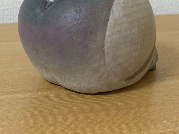 ハトが休んでいると思いきや…　体をよく見ると？「これはすごい」「指を突っ込みたい」