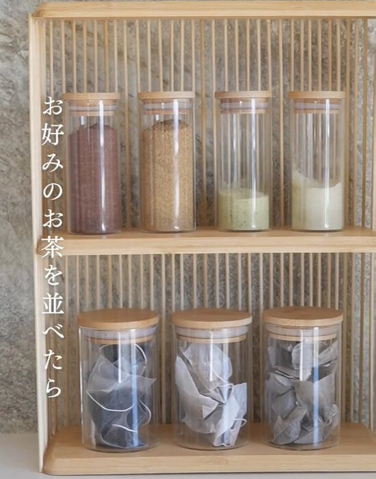 １００均だけでこのクオリティ？　竹ひご棚の完成度に「天才すぎる」「すぐマネする」