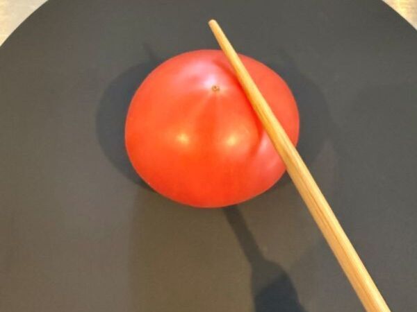 こするだけでつるんとむけた！　トマトの皮むきに「簡単すぎ」「明日すぐやる」