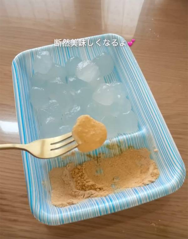 「こんな食べ方があったなんて…」　スーパーの『わらび餅』を？「やってみようっと！」