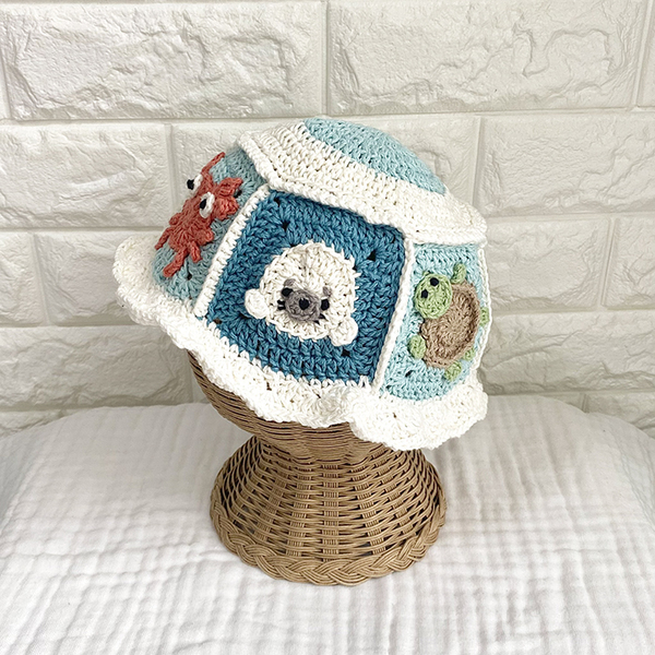 母が作った『１歳息子の帽子』　発想に「天才現る」「１００億点や！」