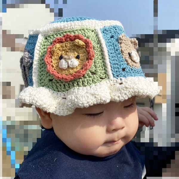 母が作った『１歳息子の帽子』　発想に「天才現る」「１００億点や！」